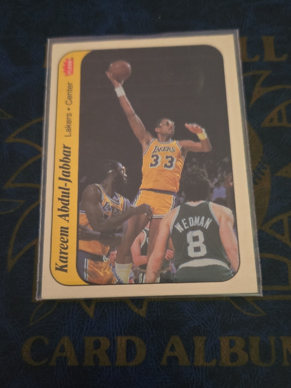 Kareem Abdul-Jabbar Los Angeles Lakers Basketball Card